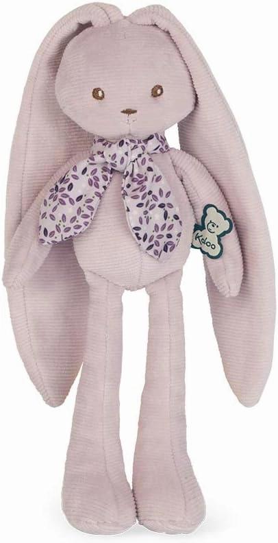 Kaloo Lapinoo My First Friend Corduroy Rabbit - Machine Washable - 10” Tall in Gift Box - Pink Ages 0  - K969940