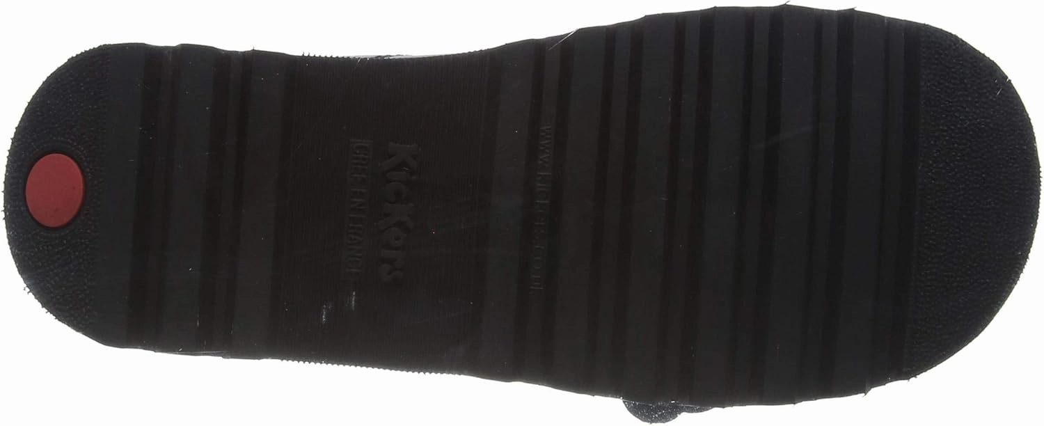 Kickers Men's Kick Lo Core Black Leather Shoes