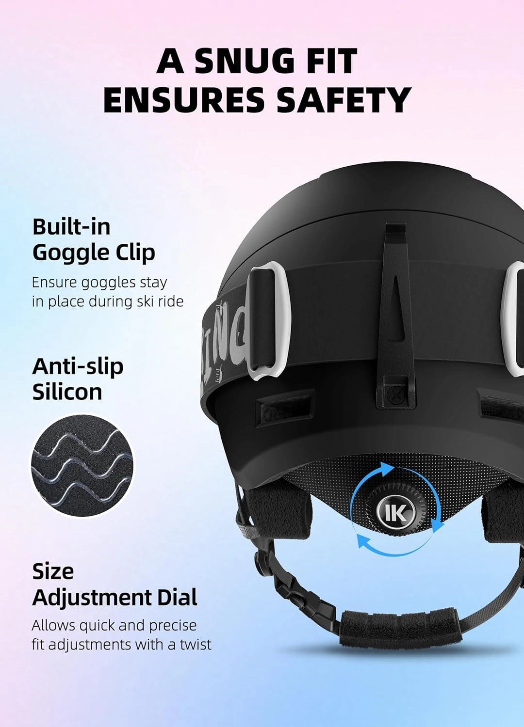 Kids Ski Helmet and Goggles, Lightweight Boys Ski Helmet, Reinforced PC Shell & Shock-Absorbing EPS Foam & Soft Lining, Girls Snowboard Helmet 10 Vents, Snow Sport Helmets for Teens