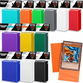 Kitoyz 1200Pcs Card Sleeves for Trading Cards,Matte Card Penny Sleeves Deck Card Protectors Fit for MTG,TCG,Baseball,Game Cards(12 Colors)
