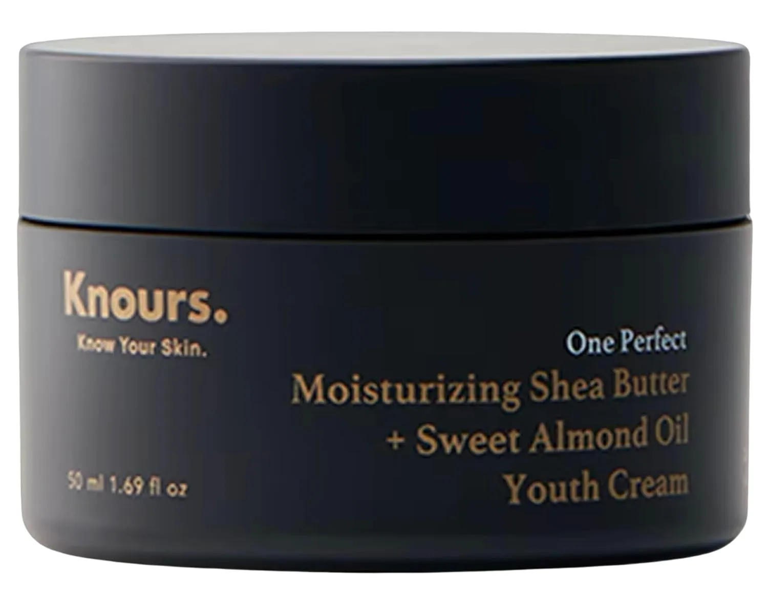 Knours. Moisturizing Shea Butter   Sweet Almond Oil Youth Cream, A rich cream that deeply rejuvenates skin, rich combination of vegan oils - EWG Verified Clean Beauty 50ml 1.69 oz.