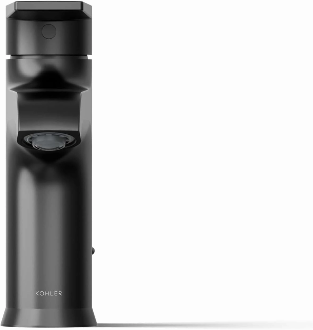 KOHLER 97060-4-BL Hint Single-Handle Bathroom Sink Faucet with Pop-Up Drain, One-Hole Bathroom Faucet, 1.2 GPM, Matte Black