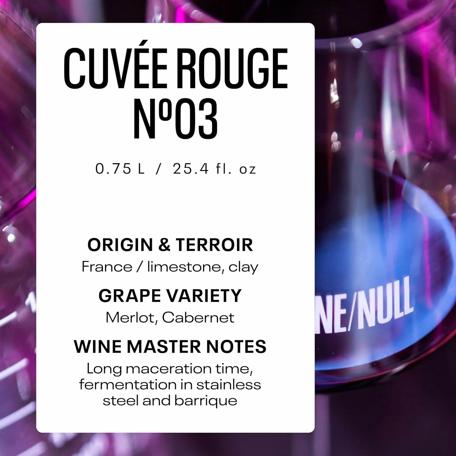 Kolonne Null Cuvee Rouge No. 3, Non-Alcoholic Red Wine | Red Fruits, Spices, and Light Oak | Dealcoholized with Grapes from France 25.4 fl oz (750 ml)