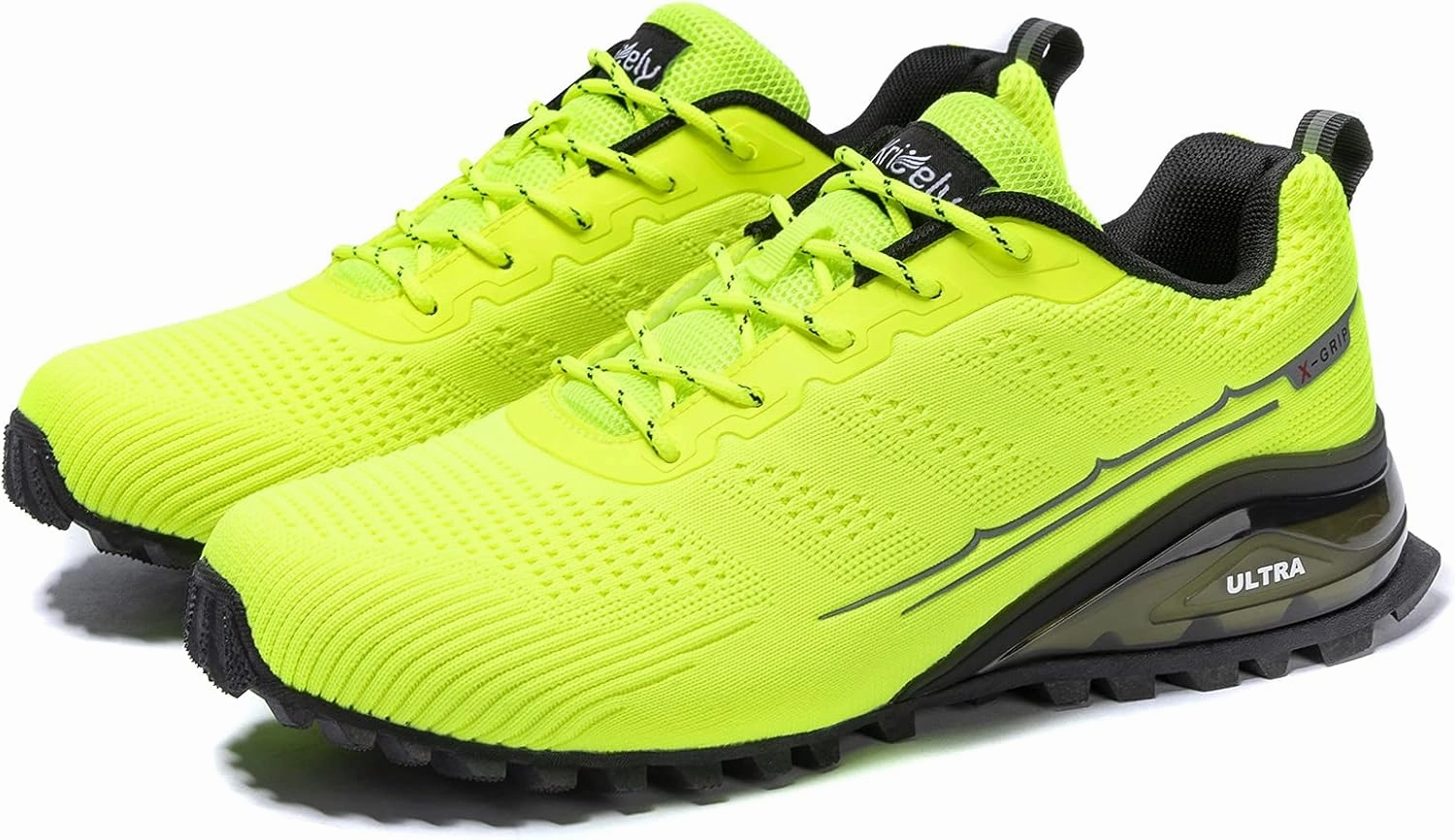 Kricely Men's Trail Running Shoes Fashion Walking Hiking Sneakers for Men Tennis Cross Training Shoe Outdoor Snearker Mens Casual Workout Footwear
