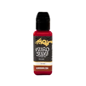 Kuro Sumi Chi Red, Vegan Friendly, Professional Ink 1.5oz