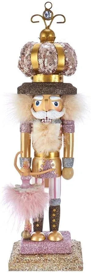 Kurt Adler 14-Inch Hollywood™ Ballet and Crown Nutcracker