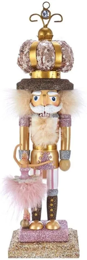 Kurt Adler 14-Inch Hollywood™ Ballet and Crown Nutcracker