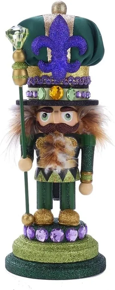 Kurt S. Adler Kurt Adler 12-Inch Hollywood Mardi Gras Nutcracker, Multi