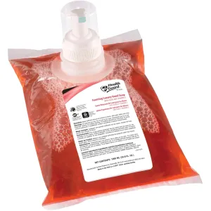 Kutol Health Guard 69041 Foaming Luxury Hand Soap, 1000 mL Refill Bag, Pink with Tropical Fragrance (Pack of 6)