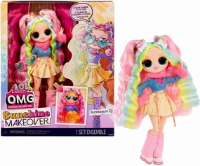 L.O.L. Surprise! OMG Sunshine Color Change Bubblegum DJ Fashion Doll with Color Changing Hair and Fashions and Multiple Surprises – Great Gift for Kids Ages 4 