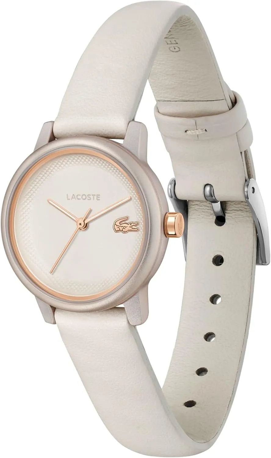Lacoste.12.12 Swift Women's 3H Quartz Watch, Leather Strap - Water Resistant Up to 3ATM/30 Meters - Modern, Stylish Timepiece - Gift for Her