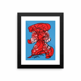 Lady in Red - Framed poster