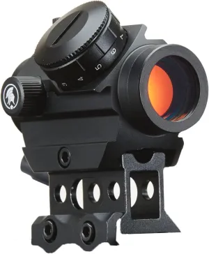 Lancer Tactical 1x30 2MOA Mi-cro Red Dot Sight 1x25mm Reflex Sight Waterproof & Shockproof & Fog-Proof Red Dot Scope, Mini Riflescope with 1 inch Riser Mount, Black.