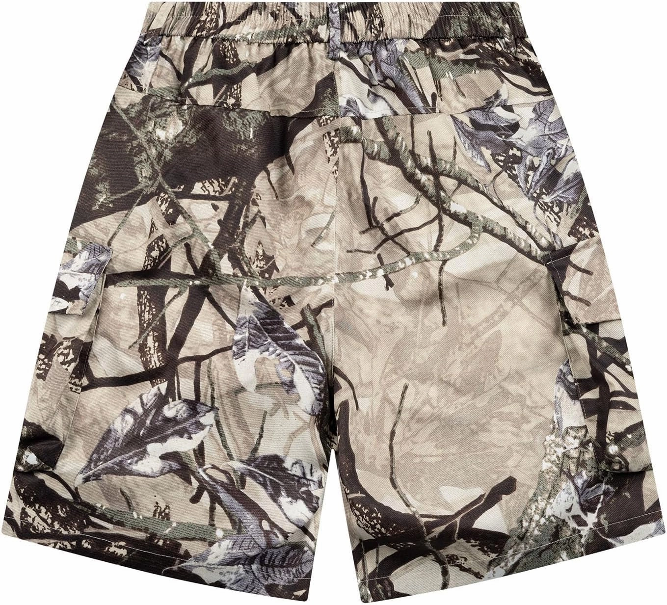 Lastesso Mens Shorts Camo Summer Hiking Shorts Waist Pleated Belted Shorts with Pockets Training Running Jogger Pants
