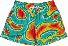 Lastesso Mens Shorts Trendy Printing Summer Athletic Workout Gym Boardshorts Elastic Waistband Lightweight Summer Shorts