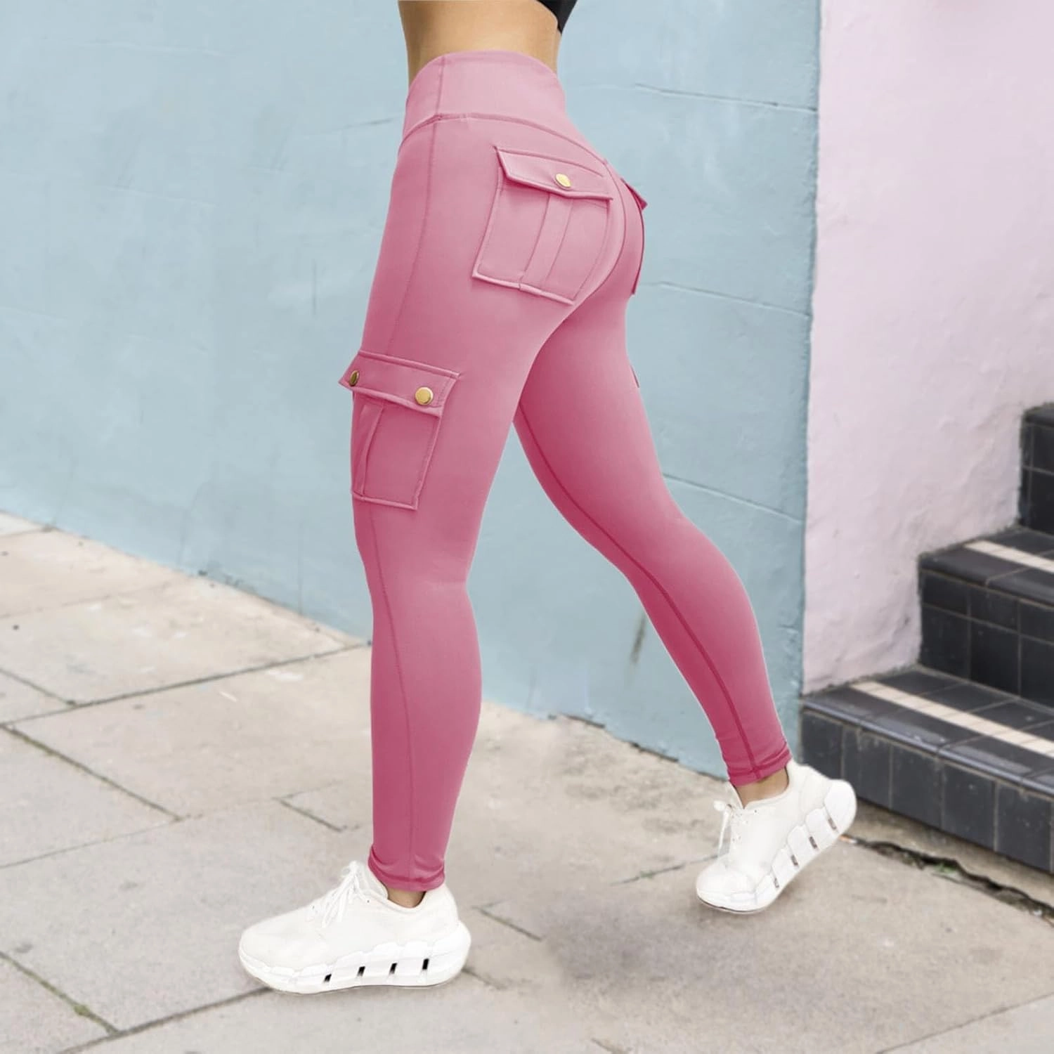 LCMTWX Leggings for Women Fitness Women's Workout Yoga Running Pants Pants Leggings with Pockets for Women Cold Weather