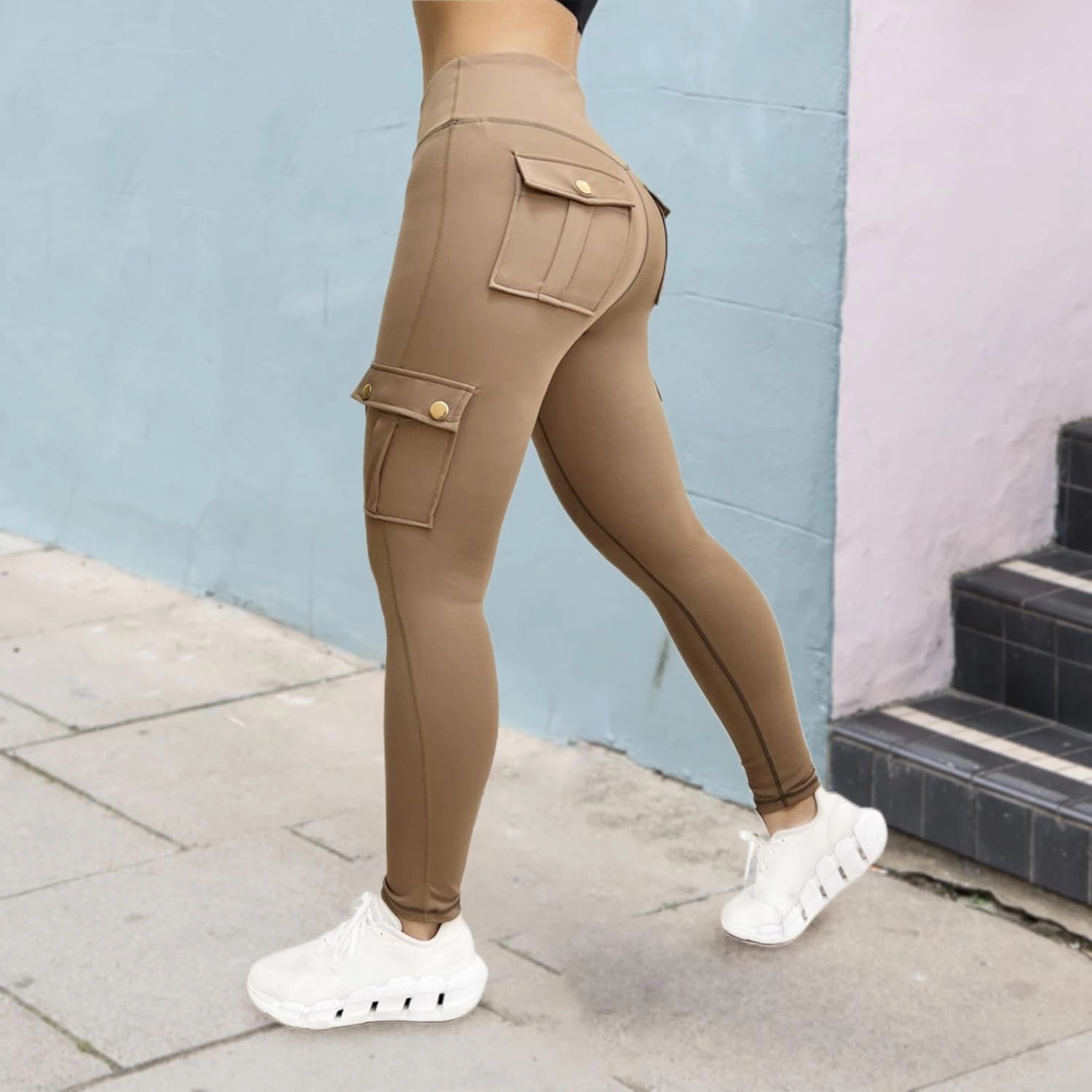 LCMTWX Leggings for Women Fitness Women's Workout Yoga Running Pants Pants Leggings with Pockets for Women Cold Weather