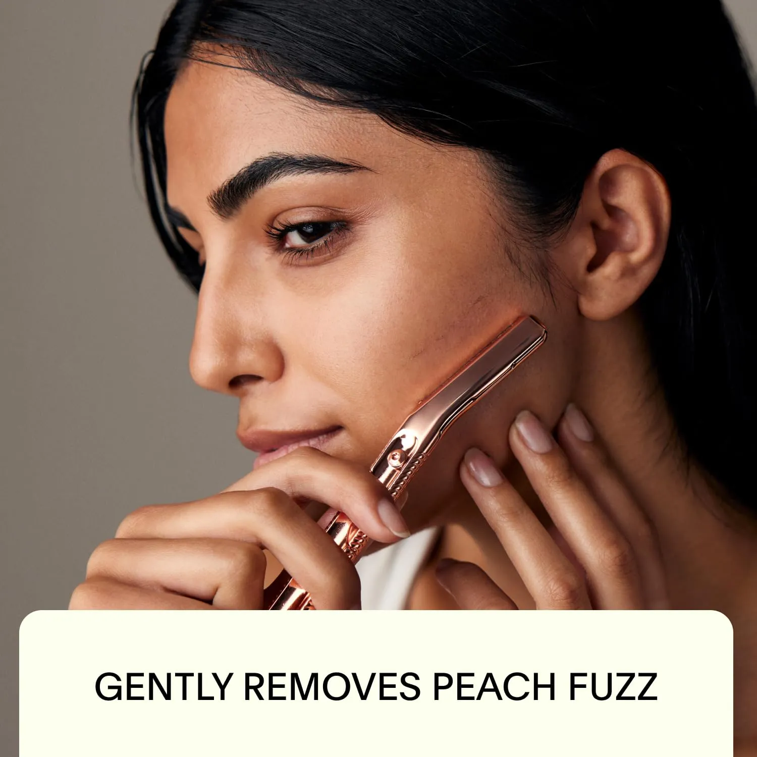 Leaf Shave | The Leaf Dermaplaner, Chrome - Eco-Friendly Face Razor and Exfoliating Tool