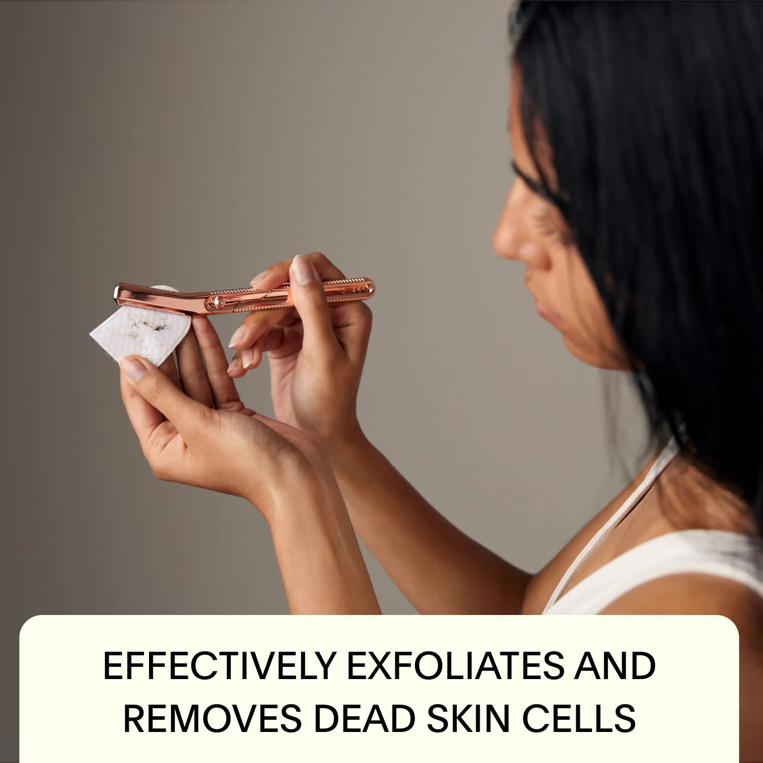 Leaf Shave | The Leaf Dermaplaner, Chrome - Eco-Friendly Face Razor and Exfoliating Tool