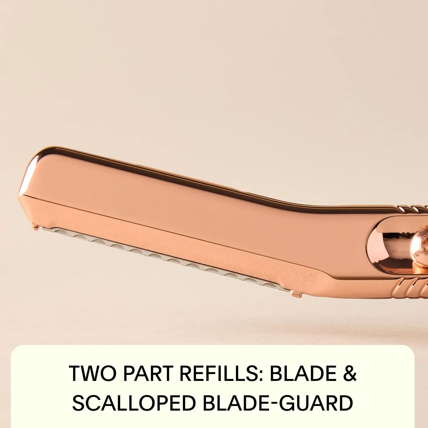 Leaf Shave | The Leaf Dermaplaner, Chrome - Eco-Friendly Face Razor and Exfoliating Tool