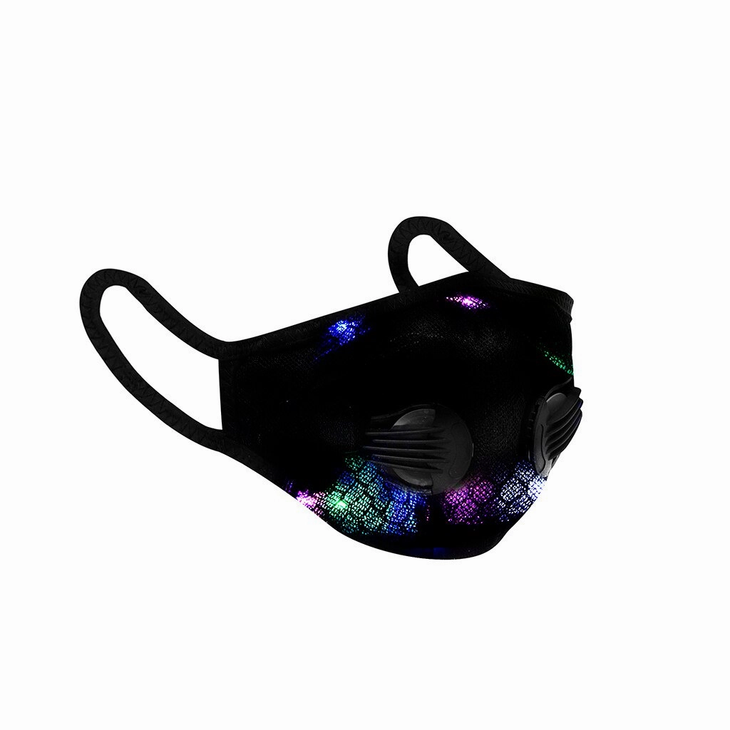 Led Flashing Dustproof Facemask Anti Pollution
