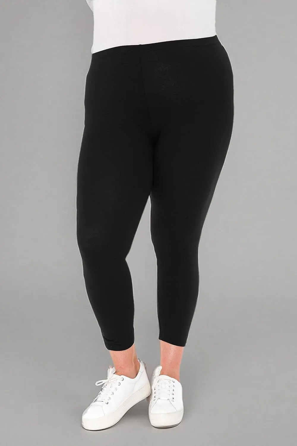 Leggings Depot Cotton Leggings for Women - Super Soft Stretchy Women's Capri Pants