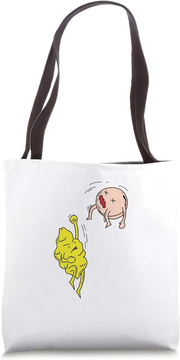 Lemon defeats peach iced tea Tote Bag