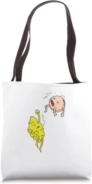 Lemon defeats peach iced tea Tote Bag