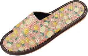 Lemons Limes Peach Womens Bedroom Slippers Reusable Dorm Home Slides for Outdoor Hotel Outdoor