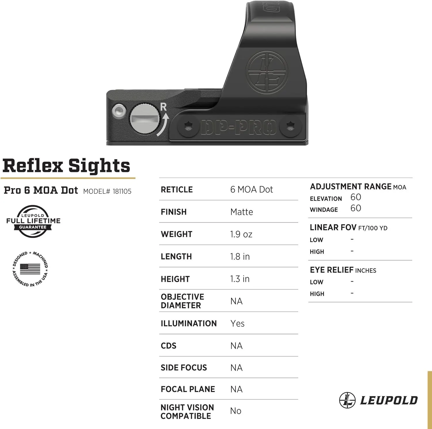 Leupold DeltaPoint Pro Reflex Sight