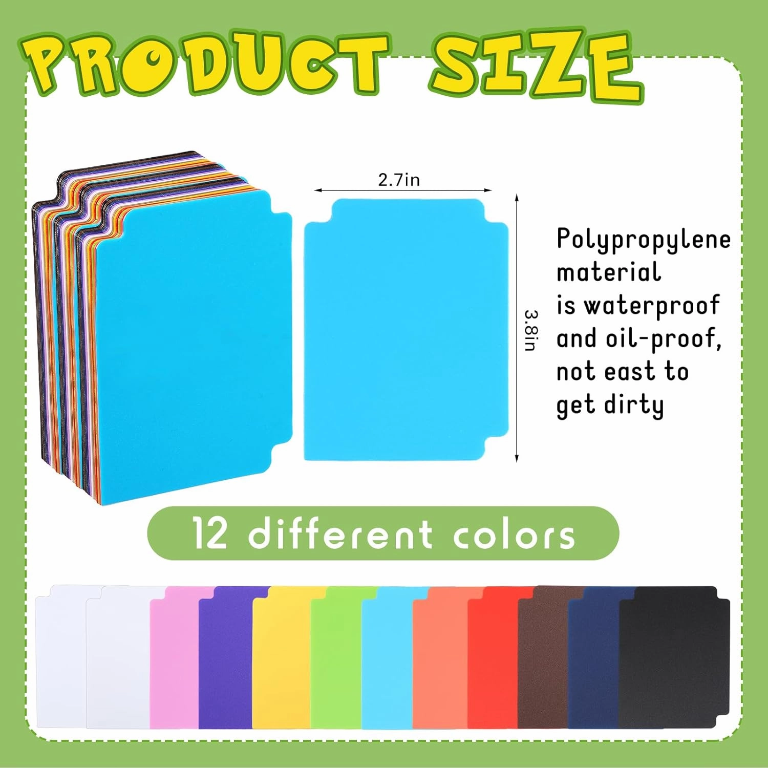 Leyndo TCG Cards Deck Boxes, Large Capacity with Dividers, Fits 80  Cards Collectible Trading Games Storage Organizer Cases, Colorful(50 Pack)