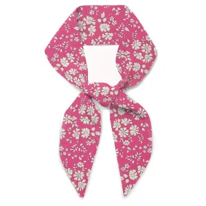 Liberty London Purse, Head, or Neck Scarf - "Capel" Pink Skinny Scarf - Headband, Handbag, Purse Handle - Silky Tana Lawn Cotton
