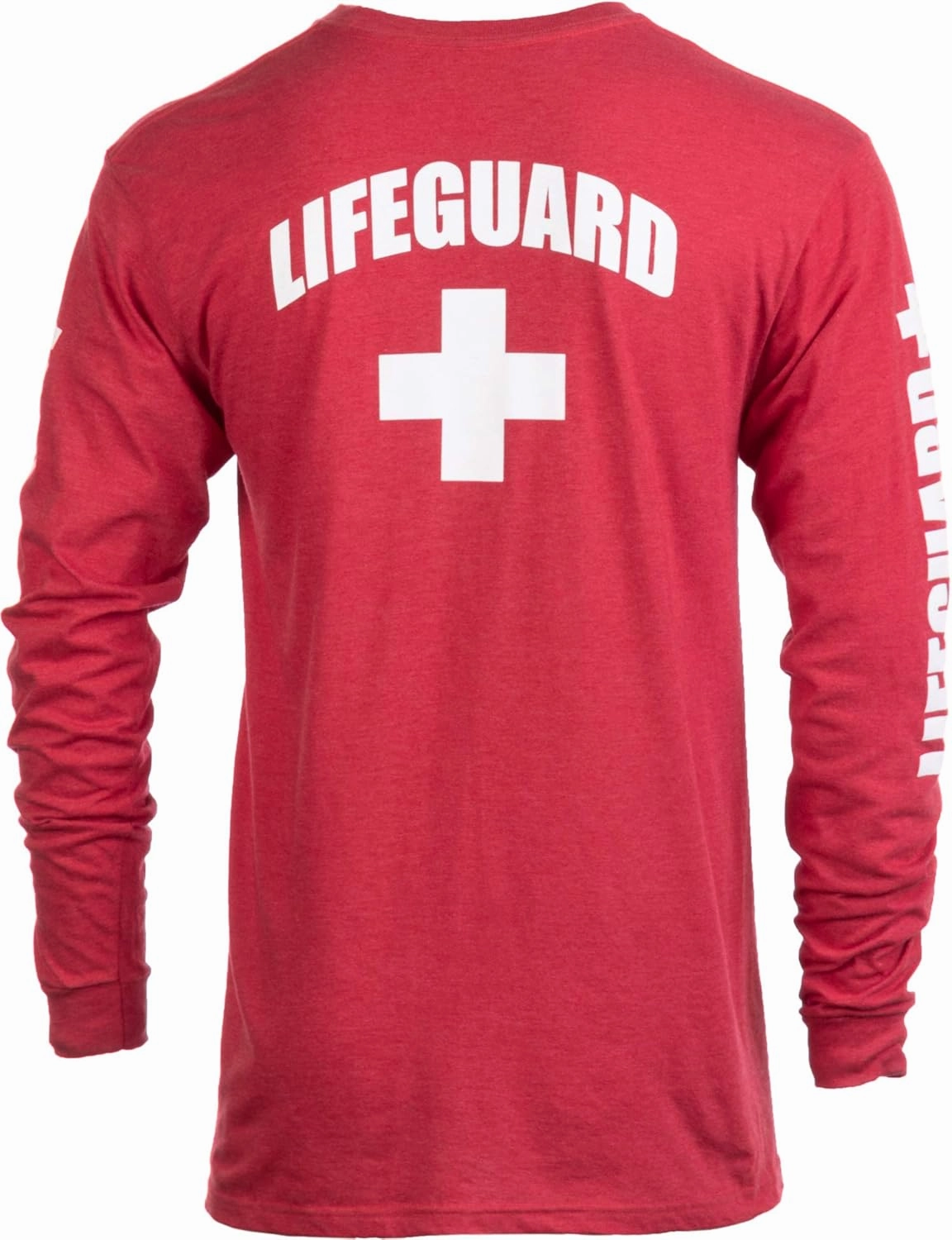 Lifeguard | Red or White Unisex Uniform Costume Long Sleeve T-Shirt Men Women