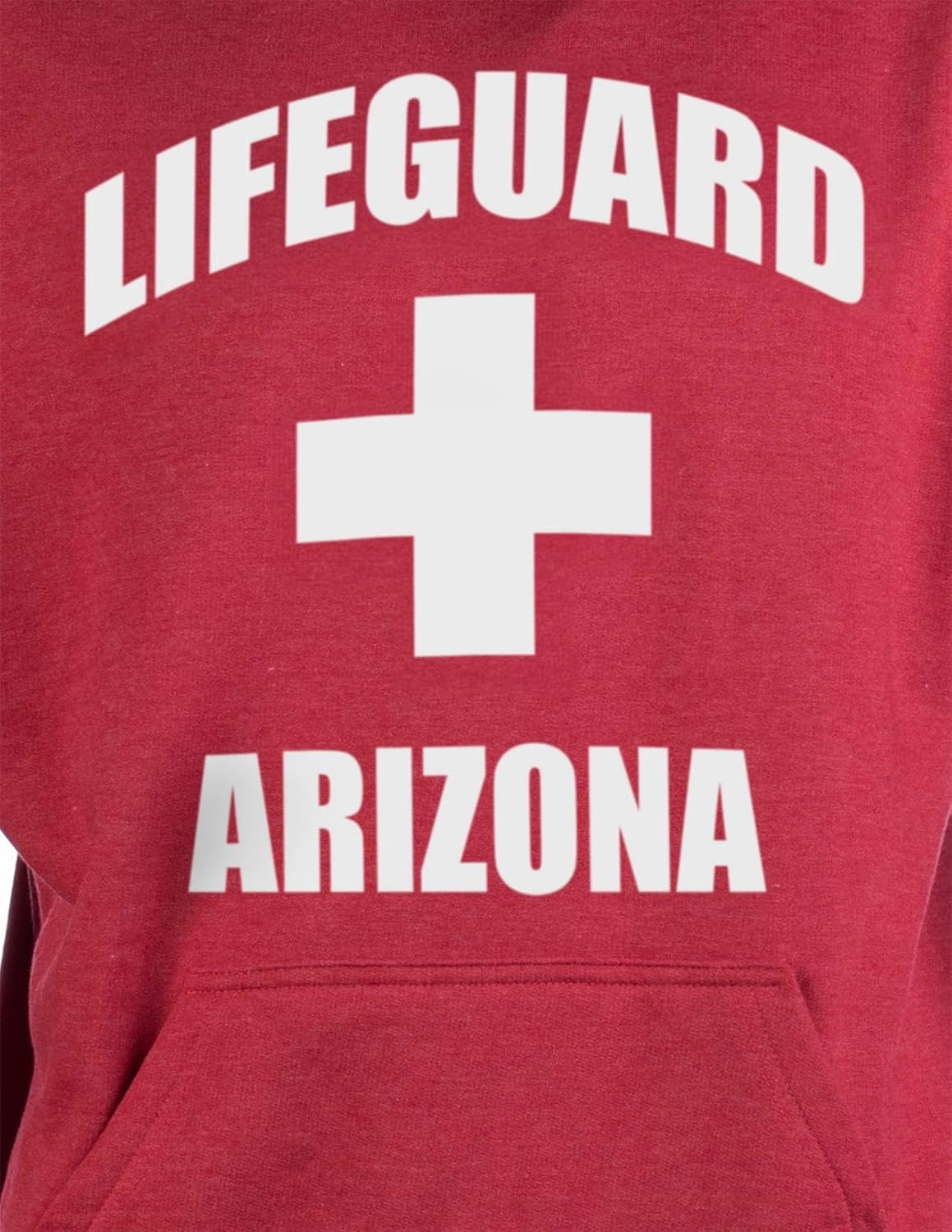 Lifeguard | Red Unisex Uniform Fleece Hoody Sweatshirt Hoodie Sweater Men Women