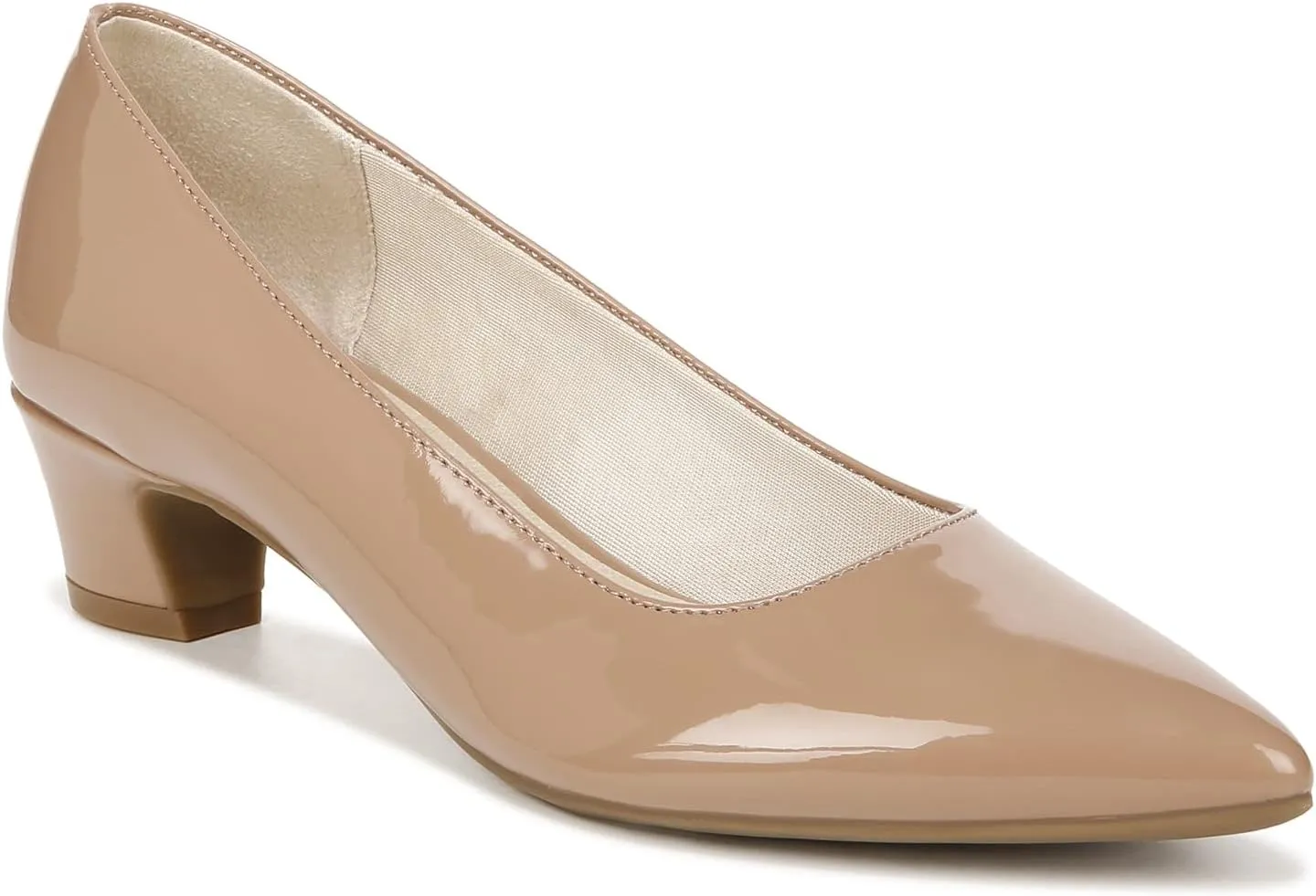 LifeStride Womens Minx Pumps Desert Nude Patent 9 W