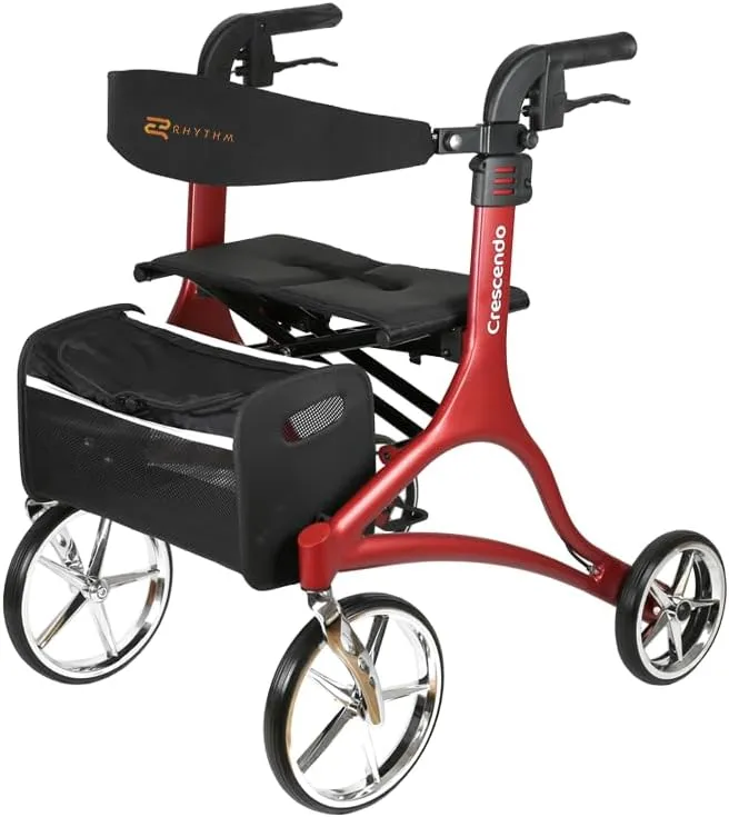 Lifestyle Mobility Aids Lifestyle Rollator Crescendo Red 925MB…