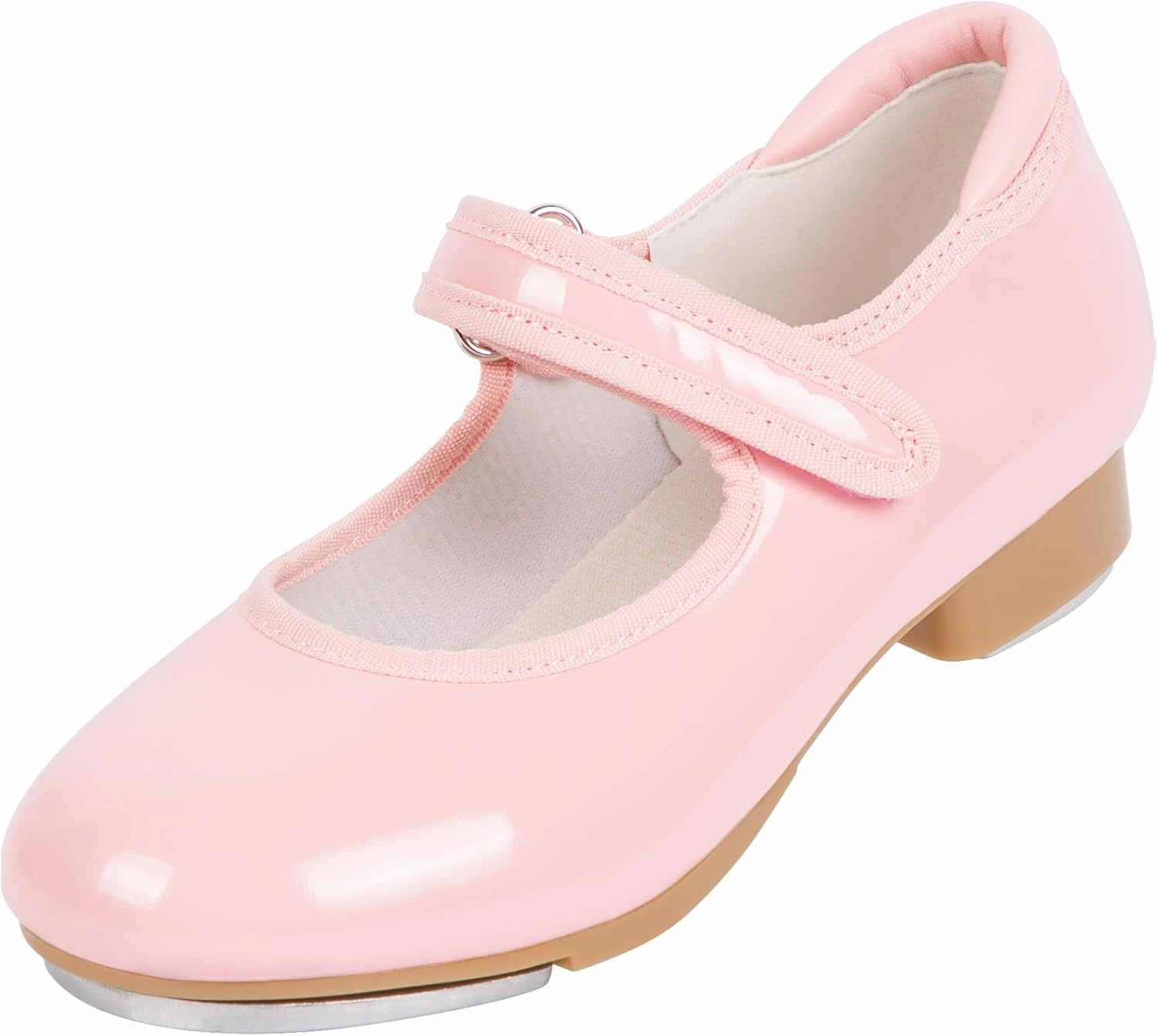 Linodes Easy Strap Tap Shoe Dance Flats for Girls and Boys (Toddler/Little Kid/Big Kid)