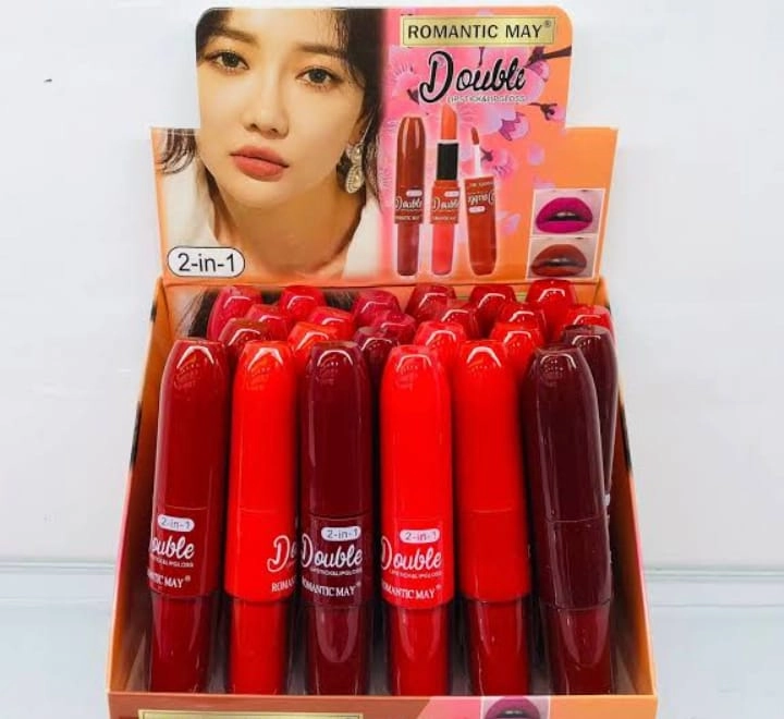 Lipgloss Site-wide sale Moisturizing Waterproof Double-headed Lipstick Semi-matte In1 2 Moisturizing Verified Pen