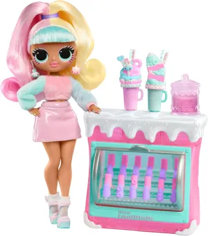 LOL Surprise OMG Sweet Nails – Candylicious Sprinkles Shop with 15 Surprises, Including Real Nail Polish, Press On Nails, Sticker Sheets, Glitter, 1 Fashion Doll & more! – Great Gift for Kids Ages 4 