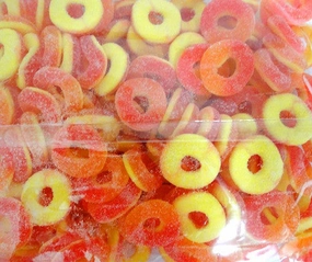 Lolliland Peach Rings (1kg bag)