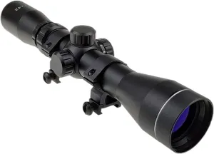 Long Eye Relief Scope 2-7x42 Red Green llluminate Rangefinder Reticle 30mm Tube Diameter Fits Mosin Nagant 1891/30 M39 with Mount Rings