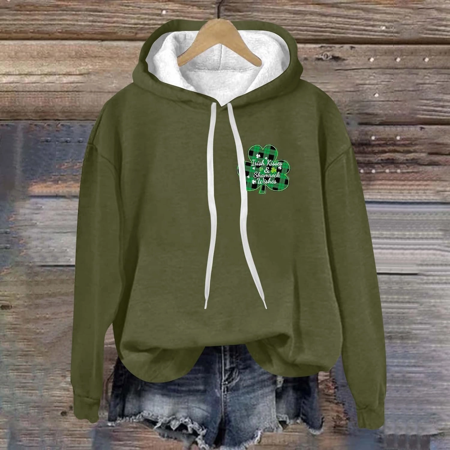 Long Sleeve Tops for Women American Flag Hoodie Sweatshirt Fashion Long Sleeve Sweatshirt Gift Patriotic Sweatshirt