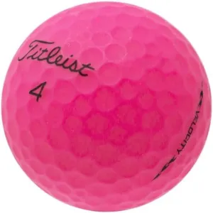 LostGolfBalls - Titleist Velocity Matte Pink for Titleist Golf Balls, Mint Condition, AAAAA Quality, Pink