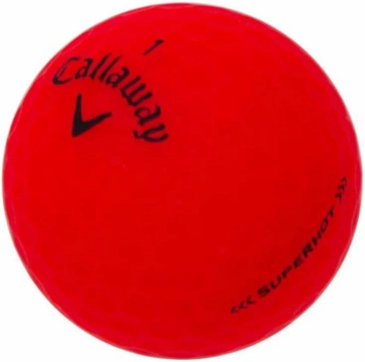 LostGolfBalls - Recycled & Used Superhot Matte Red Golf Balls for Callaway, Mint Condition, AAAAA Quality