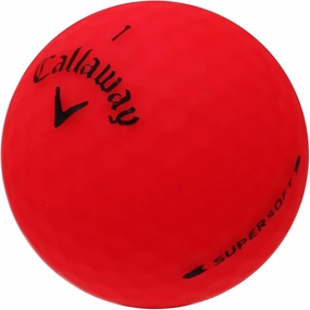 LostGolfBalls Recycled & Used Supersoft Matte Colors for Callaway Golf, Orange, Red, Green, Pink, Mint Condition, AAAAA for Callaway Golf Balls