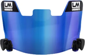 Loudmouth Football Visor - Universal Fit Youth & Adult Football Helmet Visor