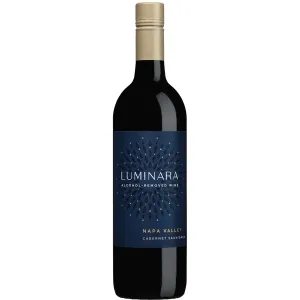 Luminara Alcohol-Removed Cabernet Sauvignon – Premium Non-Alcoholic Red Wine from Napa Valley – 750ml Bottle - 1 Pack