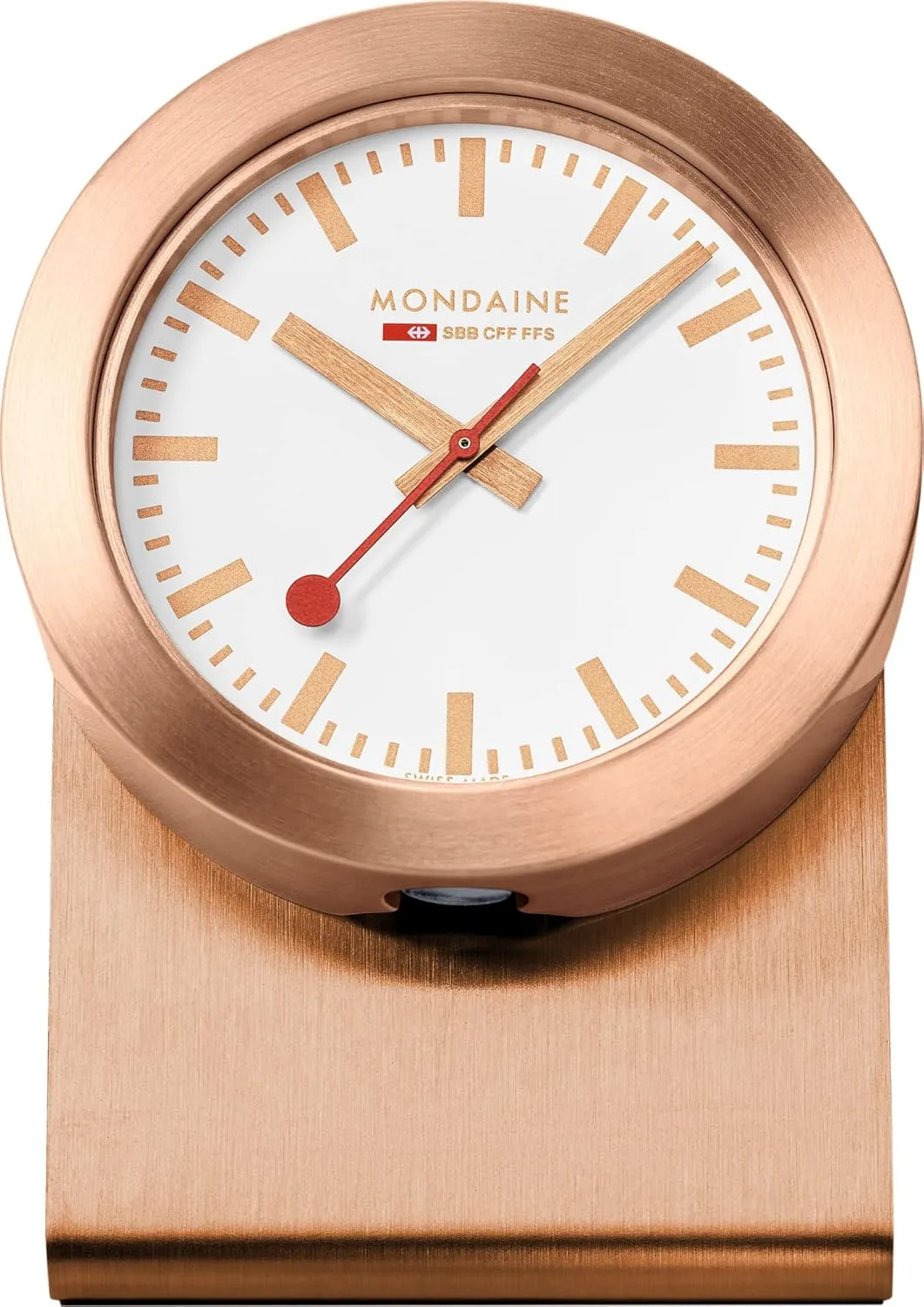 Magnet clock, 50mm, copper table clock, A660.30318.82SBK