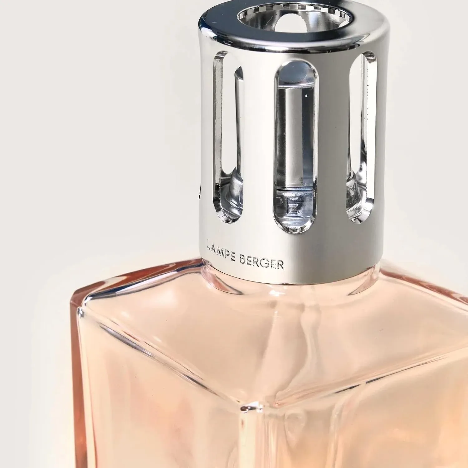 MAISON BERGER - Lampe Berger Model Carrée - Home Fragrance Lamp Diffuser - Air Freshener - 5.3 x 6.3 x 8.6 inches (Nude)
