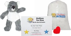 Make Your Own Stuffed Animal Mini 8 Inch Kevin The Koala Kit - No Sewing Required!